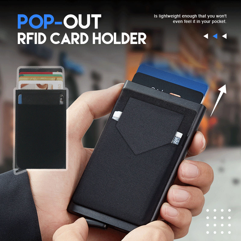 RFID Metal Smart Wallet Card Holder